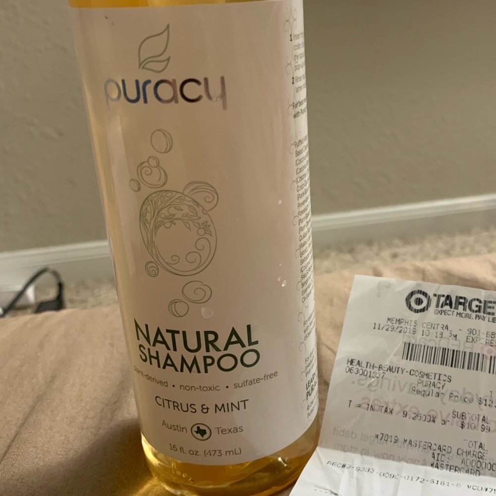 Puracy natural shampoo